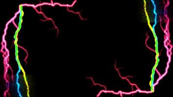 Digital Rendering Background Abstract Pattern Electric Thunder photo