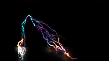 Digital Rendering Lighting Strike Electric Charge photo