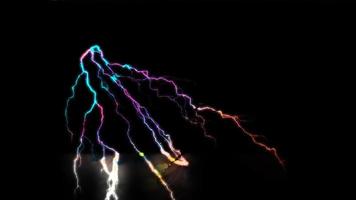 Digital Rendering Lighting Strike Electric Charge photo