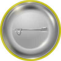 yellow blank  round badge png