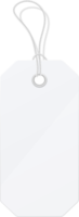 White blank sale tag png