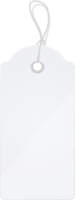 White blank sale tag png