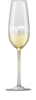 verre de champagne pétillant png