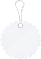 White blank sale tag png