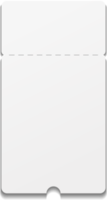 Blank ticket template png