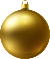 Gold Christmas ball png