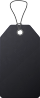 Black price tag png