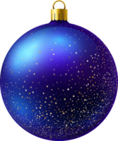 blauer Weihnachtsball png