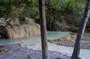 Geothermal Hot Spring with Milky Waters in Italy photo