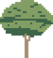 Einfachheit Baum Freihand-Pixel-flaches Design png