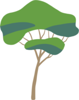 Einfachheit Baum Freihandzeichnen flaches Design. png