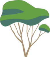 simplicity tree freehand drawing flat design. png