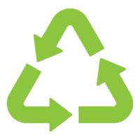 recycle icoon teken transparant achtergrond png