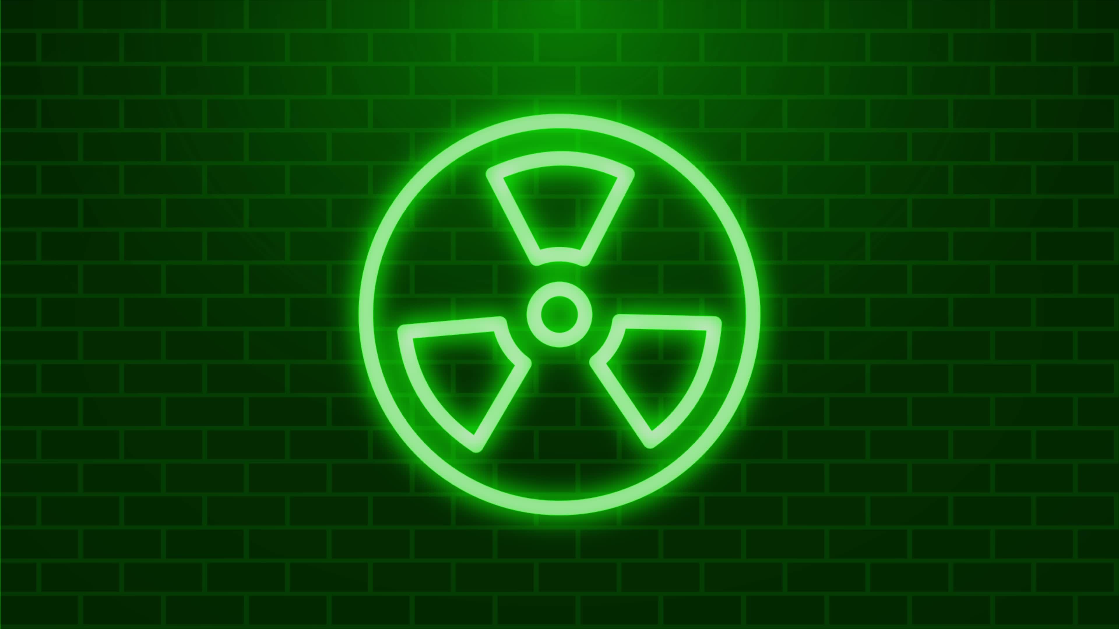 nuclear sign green