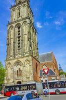 Groningen Province Groningen Netherlands 2013 Old historical church tower in city of Groningen Holland Netherlands. photo