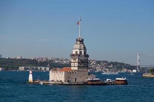 Torre de la doncella en Estambul foto