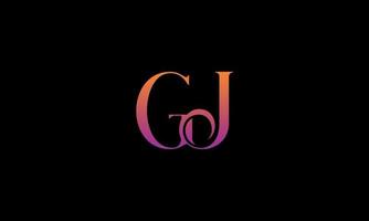 Letter GJ Vector Logo Free Template Free Vector