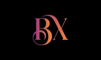 Letter BX Vector Logo Free Template Free Vector