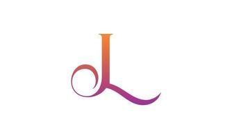 Letter JL Vector Logo Free Template Free Vector