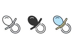 maternity leave icons  symbol vector elements for infographic web