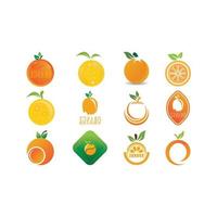 Orange logo icon design illustration vector