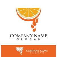 Orange logo icon design illustration vector