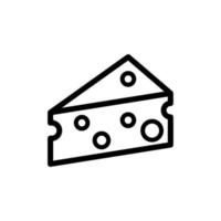 Cheese icon vector