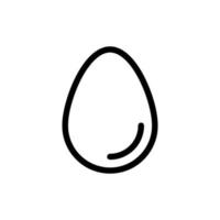 Egg icon vector