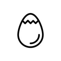 Egg icon vector