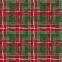 Tartan check plaid texture seamless pattern in red and green. vector