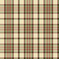 Tartan check plaid texture seamless pattern in yellow, red and green. vector