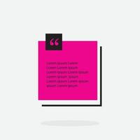 Quote box frame. Quote box icon. Texting quote boxes. Simple Text Box. Elegant Text Box vector