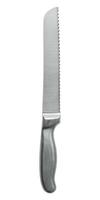 bread kitchen knife isolated on white photo