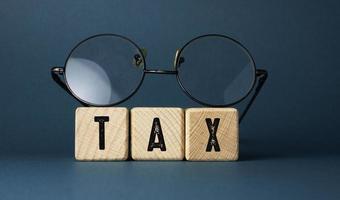 Tax Words , Business Concept idea photo