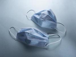 Disposable medical masks photo
