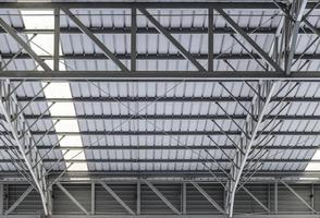 Braided steel structure for roof photo