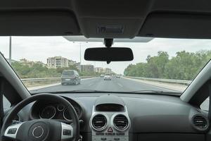 Car interior view photo