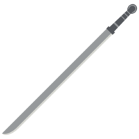 sword one handed side sharp swords samurai katana weapon png