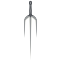 trishula trident à une main sai sharp arme tactique png