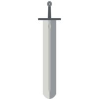 grande cavaliere spada Due consegnato Due lato acuto grande spade guerriero arma png