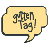 gutten get word bubble chat symbol logo collection png