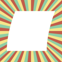 aesthetic colorfull frame center hole png