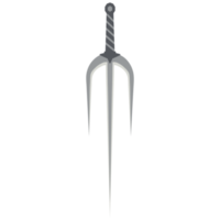 trishula trident à une main sai sharp arme tactique png