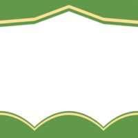 twibbon green and yellow frame basic shape png