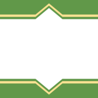 twibbon grön och gul ram grundläggande form png