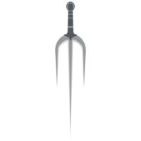 trishula trident à une main sai sharp arme tactique png