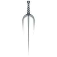 trishula trident à une main sai sharp arme tactique png