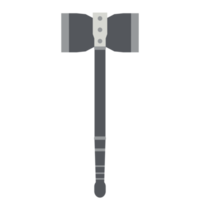 war hammer battle viking double side warrior weapon png