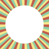 aesthetic colorfull frame center hole png