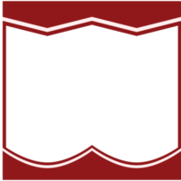 twibbon marco rojo y blanco forma básica png